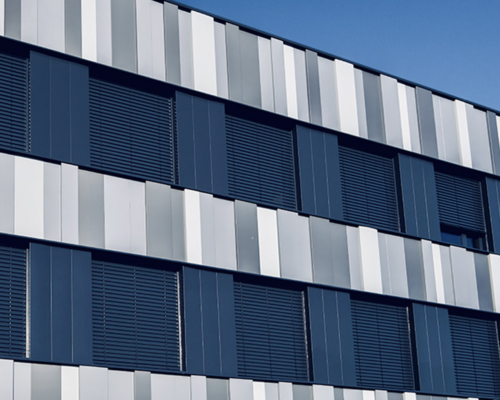 bardage aluminium bâtiments professionnels